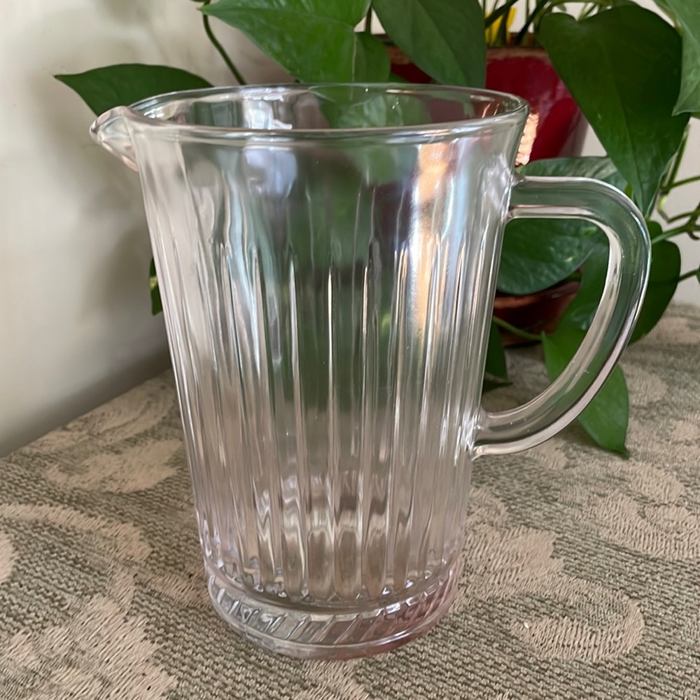 Vintage Glass Pitcher
